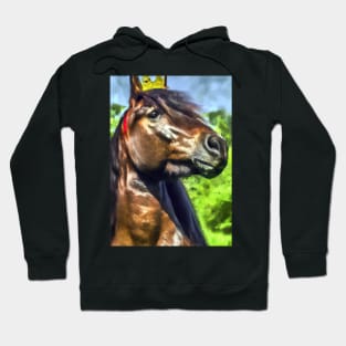 Horse with Crown Hoodie